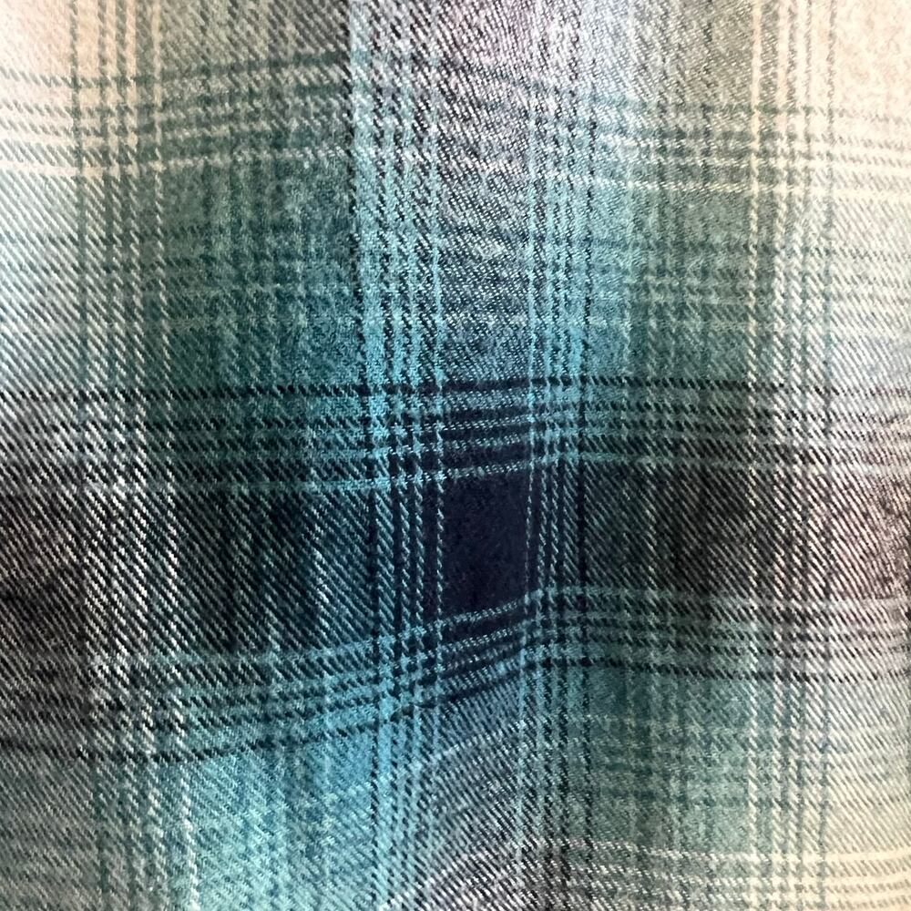 Pendleton Size Xxl 100% Cotton Flannel Plaid Butt… - image 7